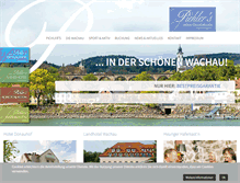 Tablet Screenshot of pichler-wachau.com